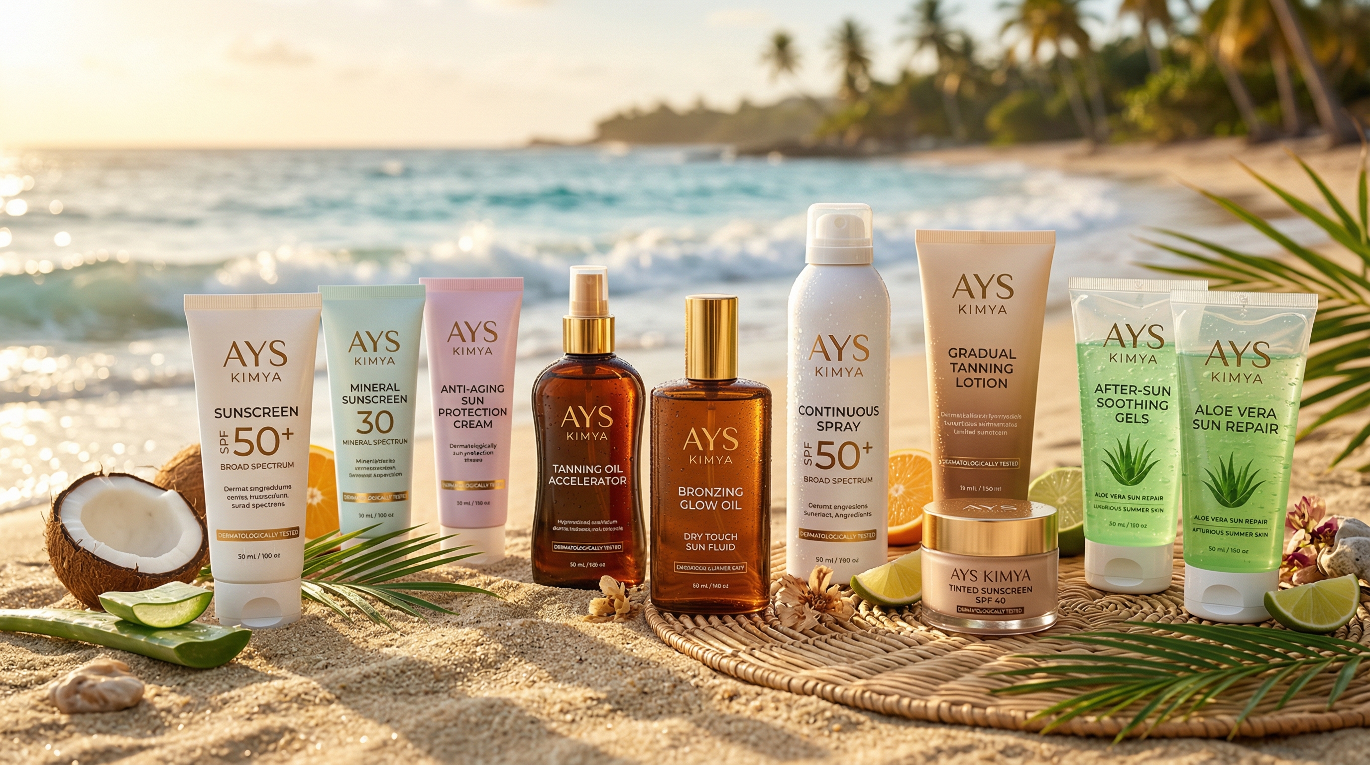 Güneş Koruma ve Bronzlaştırıcı Ürünler Fason Kozmetik İmalat Ays Kimya