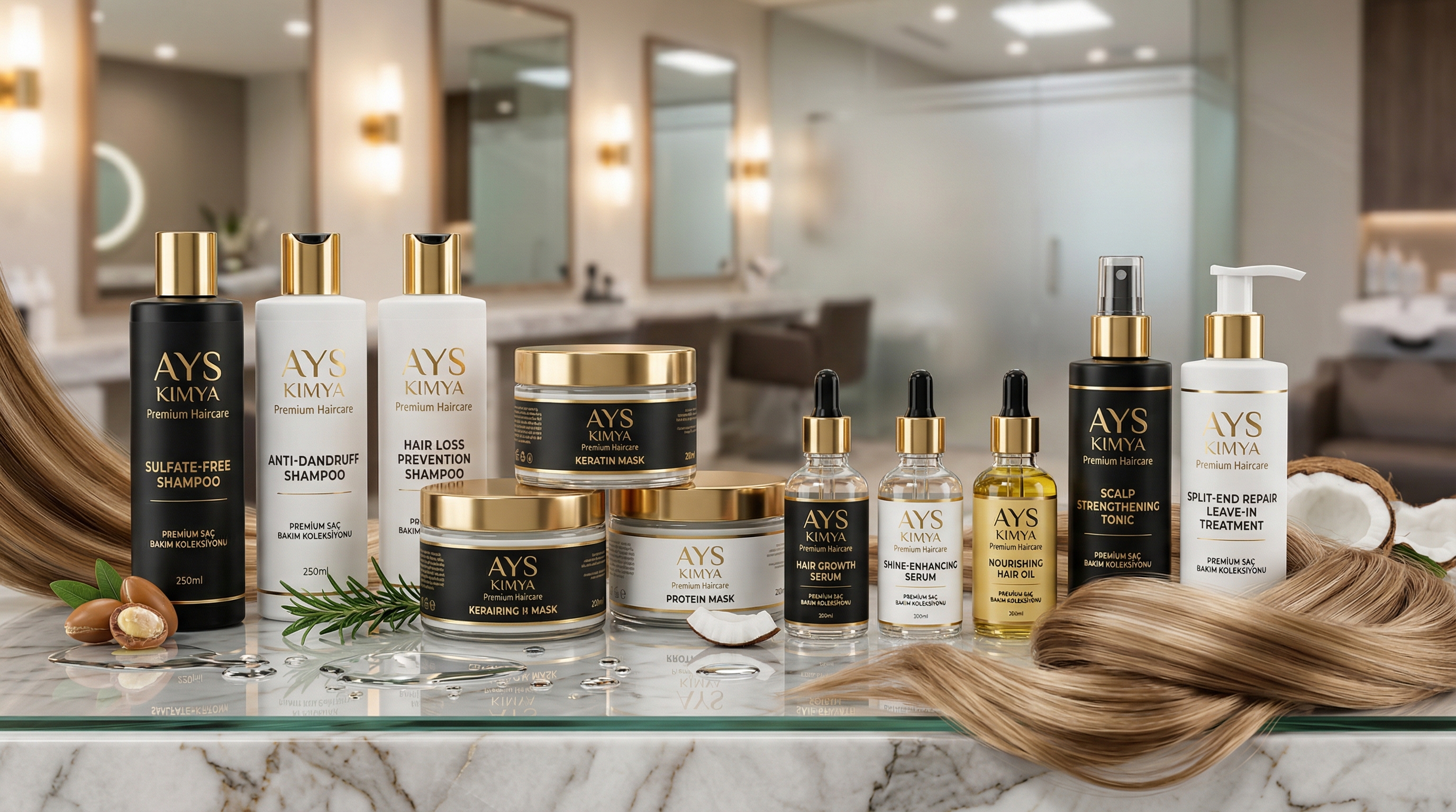 Saç Bakım Ürünler Fason Kozmetik İmalat Ays Kimya